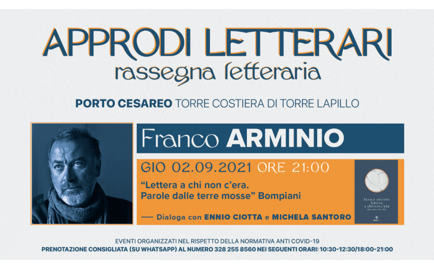 Franco Arminio ospite di Approdi letterari 